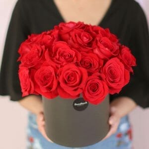 red roses fresh