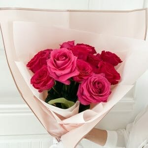 hot pink bouquet