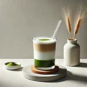panda matcha latte